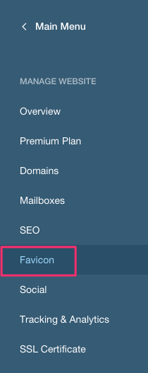 come installare favicon su wix